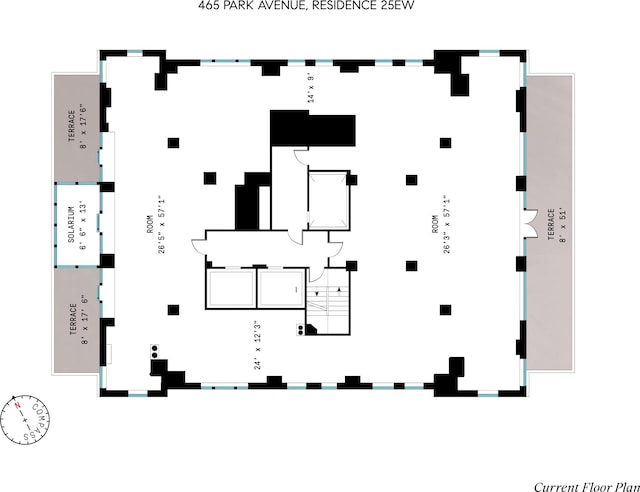 465 Park Ave Unit 25Ew, New York City, NY 10022 - view of home floor plan