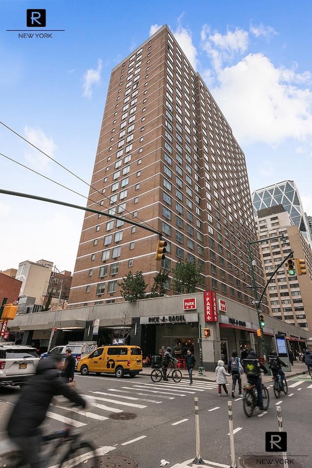 view of commercial property