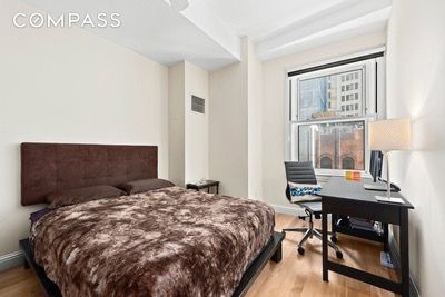 bedroom featuring light hardwood / wood-style flooring