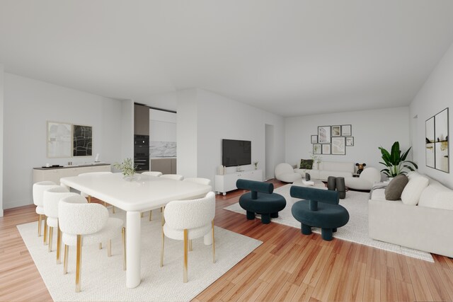 1020 Grand Concourse Unit 20C, New York City, NY 10452 - dining area featuring light wood-type flooring