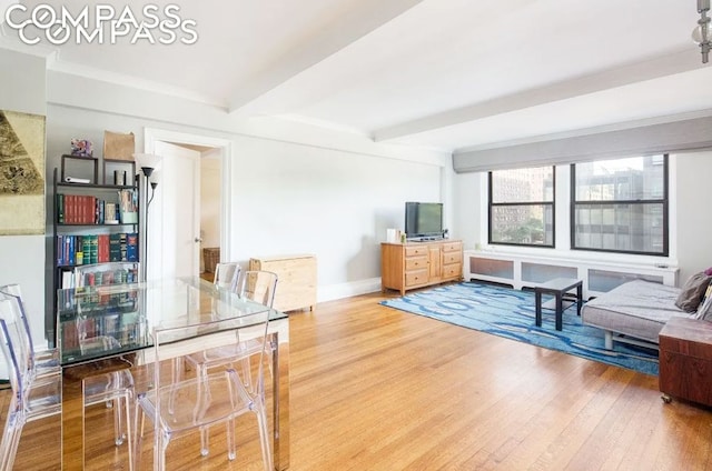 interior space featuring hardwood / wood-style floors