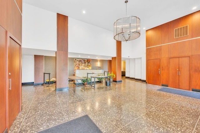 9201 Shore Rd Unit C702/703, New York City, NY 11209 - common area with a high ceiling
