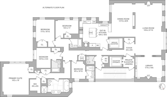 823 Park Ave Unit 5, New York City, NY 10021 - room layout