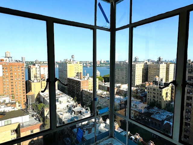city view featuring a water view