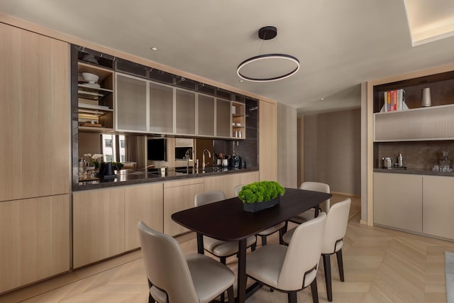 view of dining room