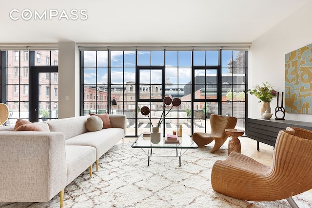 51 Jay St Phe, Phe, New York City, NY 11201 - living area featuring expansive windows