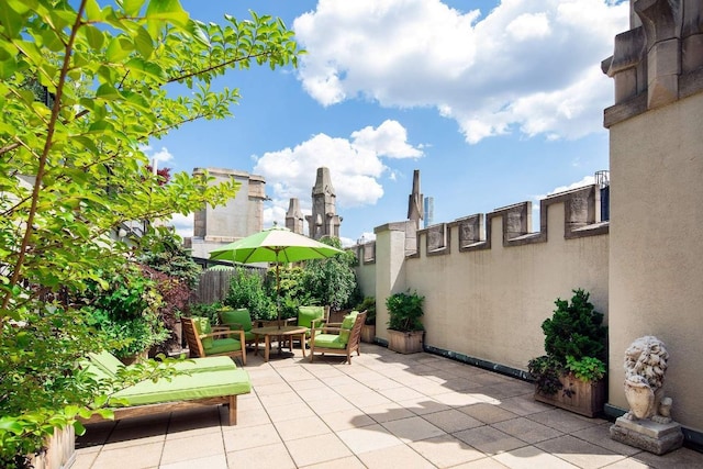 view of patio