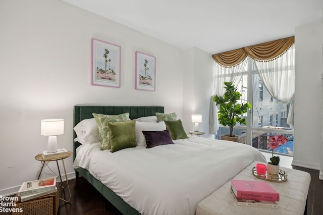 207 E 57th St Unit 4Ab, New York City, NY 10022 - bedroom with wood finished floors and baseboards