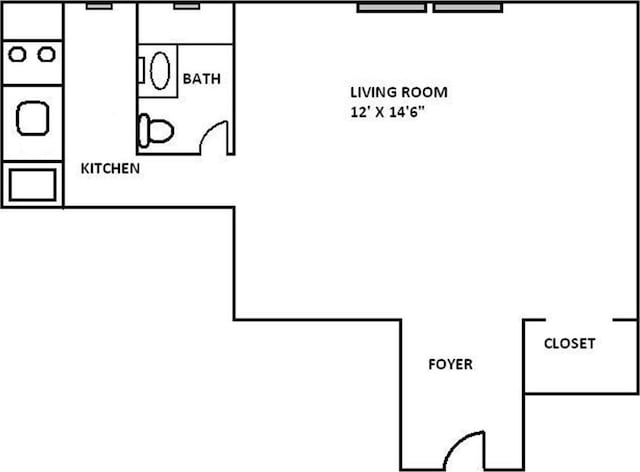 319 W 18th St Unit 1F, New York City, NY 10011 - floor plan / room layout