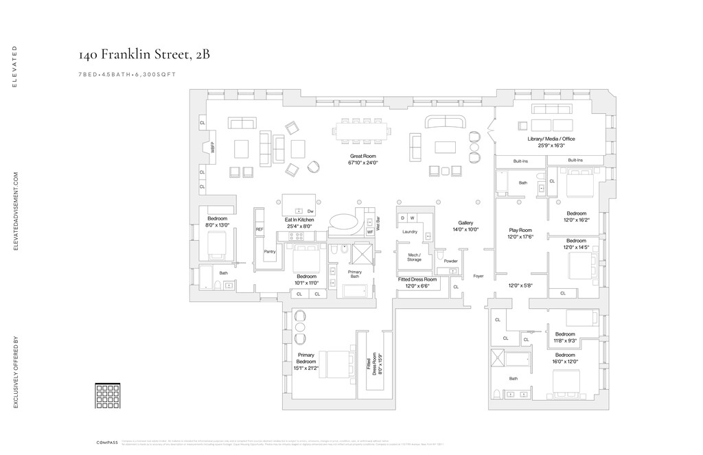 140 Franklin St Unit 2B, New York City, NY 10013 - view of layout