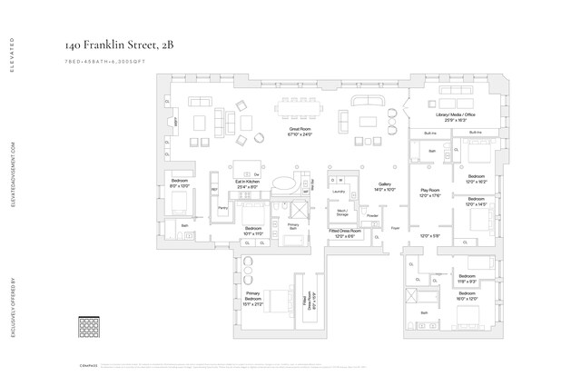 140 Franklin St Unit 2B, New York City, NY 10013 - view of layout
