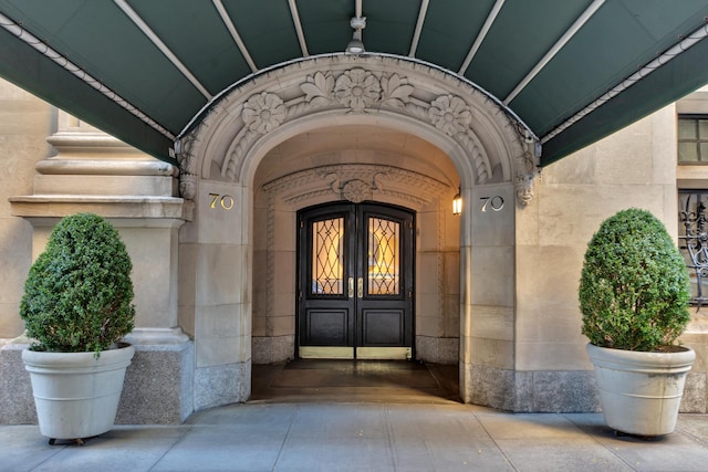 view of entrance to property