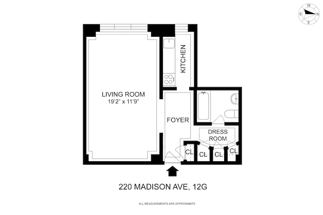 Listing photo 2 for 220 Madison Ave Unit 12G, New York City NY 10016