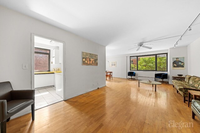 bedroom featuring light wood-type flooring