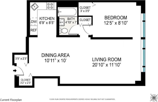 85 Livingston St Unit 15L, New York City, NY 11201 - view of room layout
