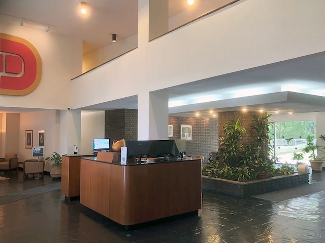 view of reception area