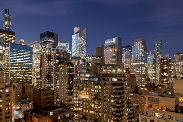 100 United Nations Plz Unit 20E, New York City, NY 10017 - city view featuring a view of city lights