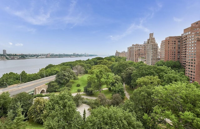 344 W 72nd St Unit 8-C, New York City, NY 10024 - water view with nearby urban area