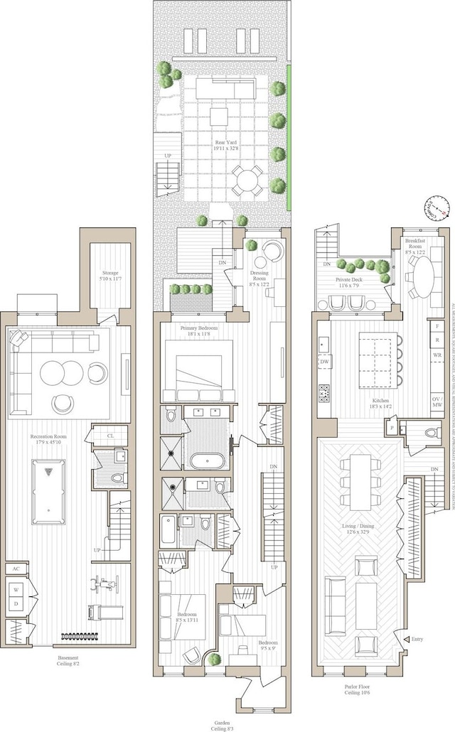 344 W 84th Street Parlor, New York City, NY 10024 - floor plan / room layout