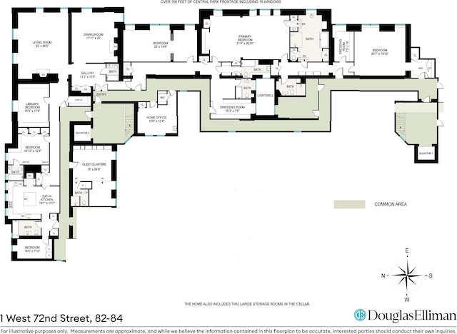 1 W 72nd St Unit 84, New York City, NY 10023 - floor plan / room layout
