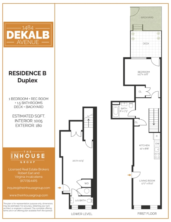 1484 Dekalb Ave Unit B, New York City NY, 11237, 2 bedrooms, 1.5 baths multi for sale