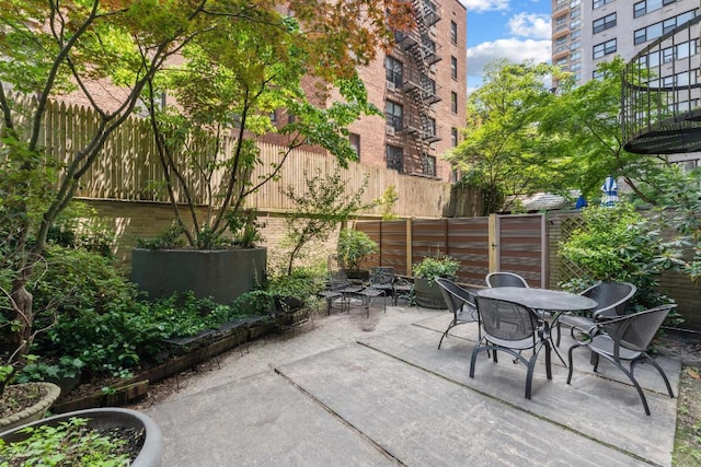 view of patio