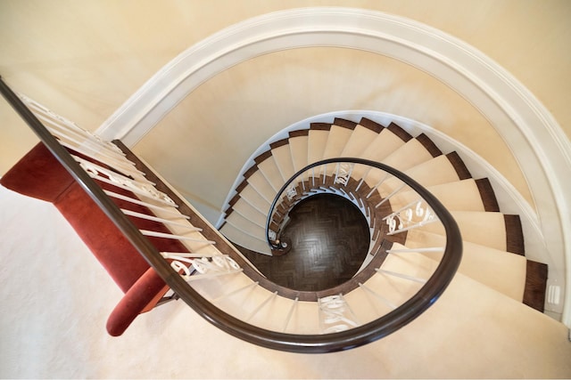 view of stairs