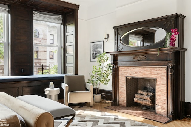 10 Polhemus Place, New York City, NY 11215 - sitting room featuring hardwood / wood-style flooring
