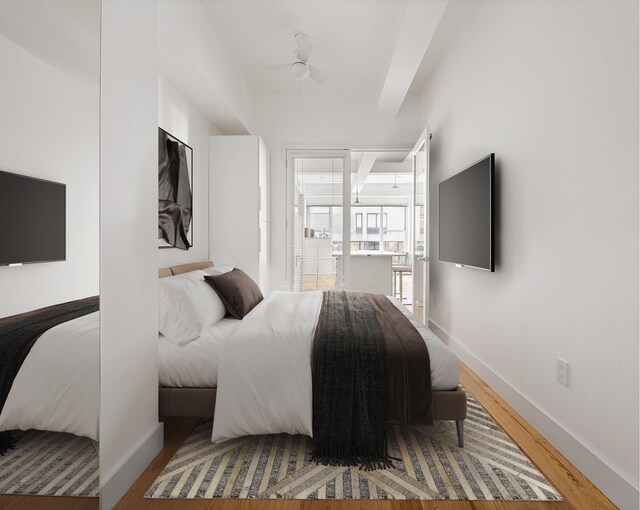 315 7th Ave Unit 3D, New York City, NY 10001 - bedroom featuring wood finished floors and baseboards