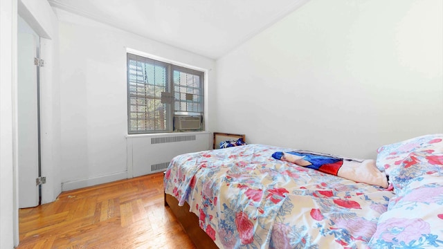 2191 Bolton St Unit 5E, New York City, NY 10462 - bedroom with radiator heating unit