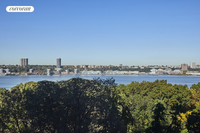 water view with a city view