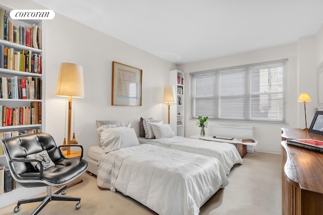 bedroom featuring carpet flooring