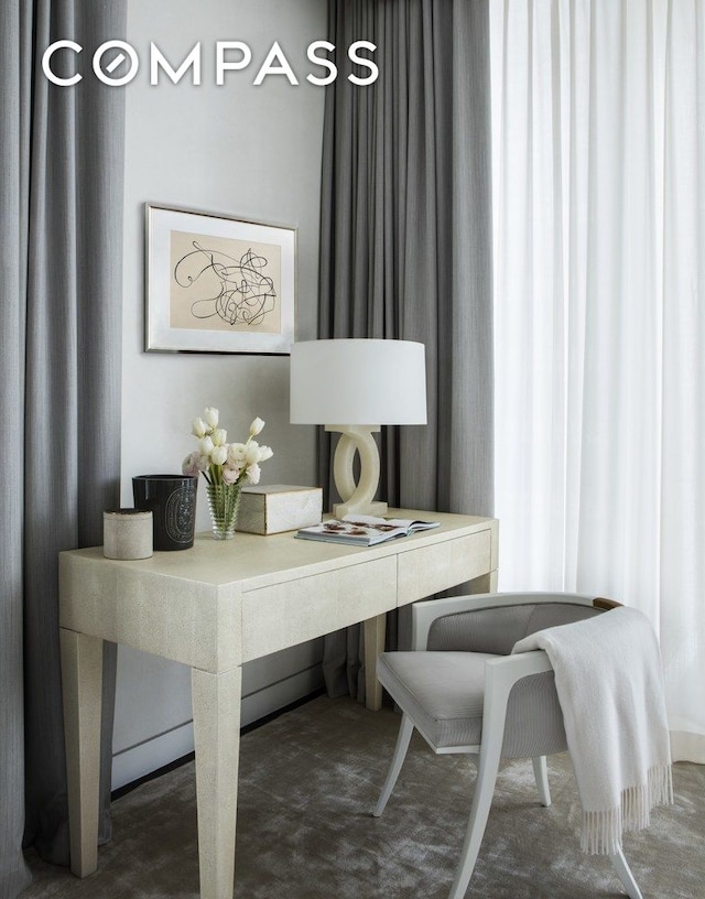 20 W 53rd St Unit 42A, New York City, NY 10019 - view of carpeted office space