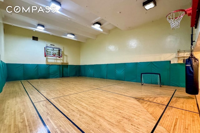 view of sport court with community basketball court