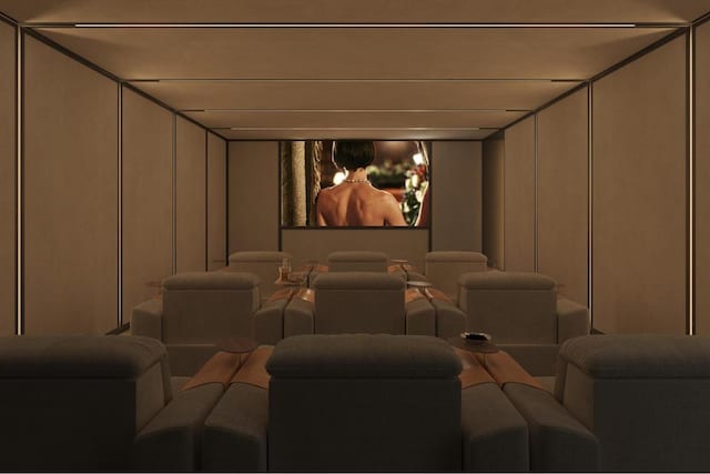 view of home theater room