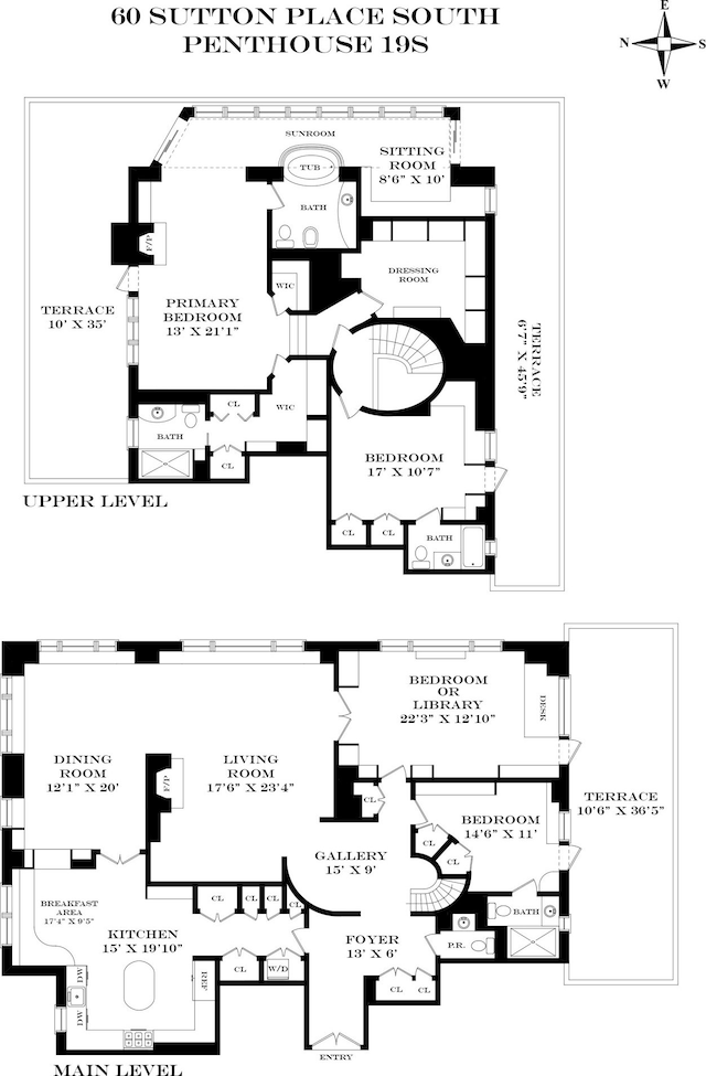 60 Sutton Pl S Unit Ph19S, New York City, NY 10022 - property floor plan