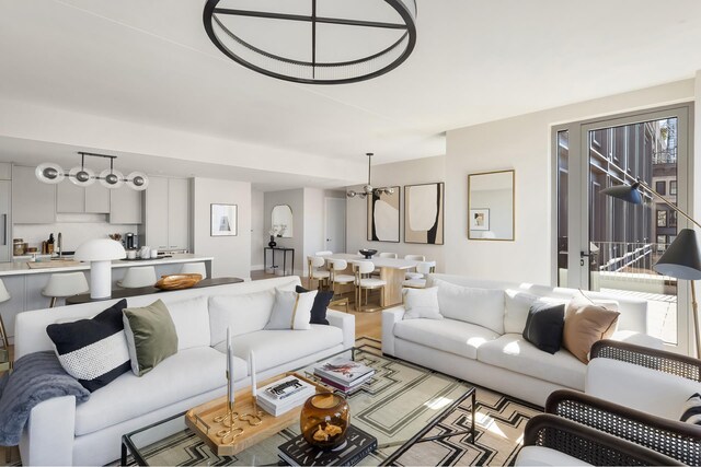 540 6th Ave Unit 11A, New York City, NY 10011 - view of living area