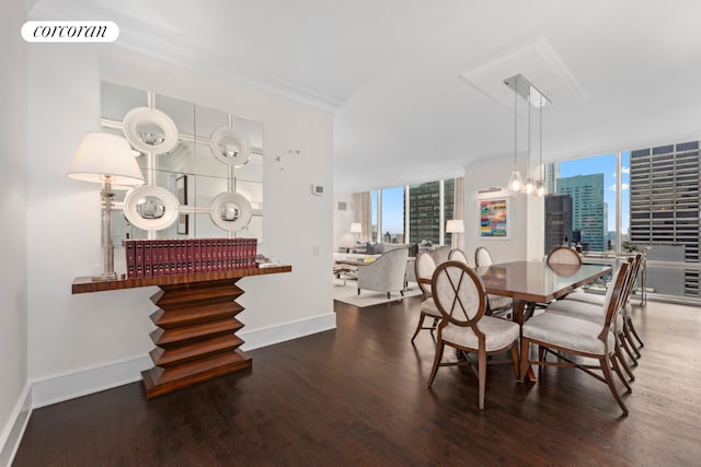 dining room featuring hardwood / wood-style floors