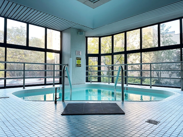 view of indoor pool