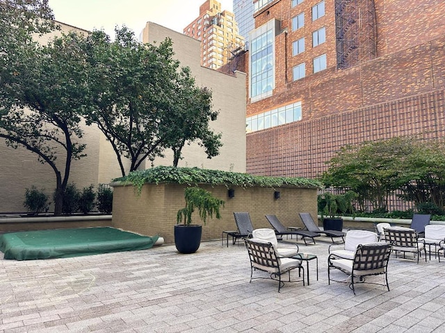 exterior space featuring a patio area