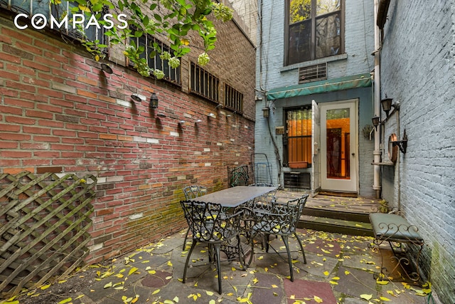 view of patio / terrace with outdoor dining area