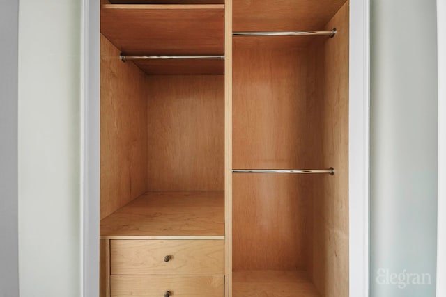 view of closet