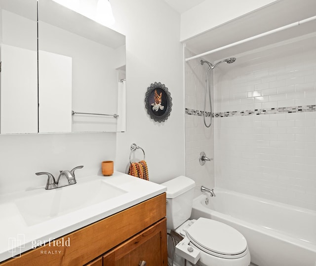 137 Bay Ridge Pkwy Unit 1, New York City, NY 11209 - bathroom featuring vanity and tub / shower combination
