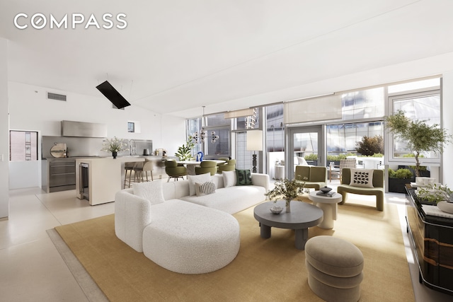 100 11th Ave Unit 7D, New York City, NY 10011 - view of living area