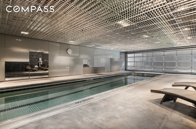 100 11th Ave Unit 7D, New York City, NY 10011 - view of indoor community pool