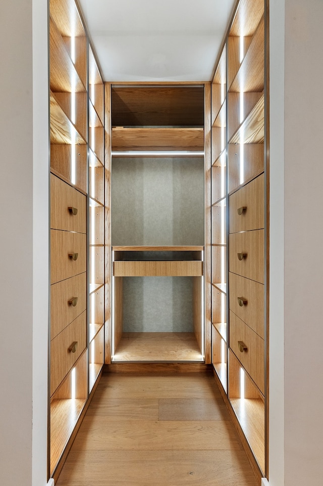 21 W 17th St Unit 3, New York City, NY 10011 - walk in closet featuring wood finished floors