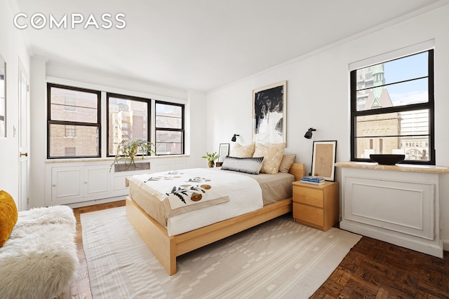 39 Gramercy Park N Unit 9A, New York City, NY 10010 - bedroom featuring crown molding