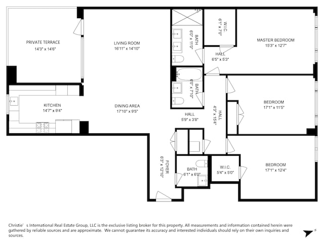 249 E 50th St Unit 7A, New York City, NY 10022 - property floor plan