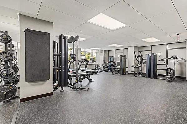 250 E 53rd St Unit 3302, New York City, NY 10022 - view of gym