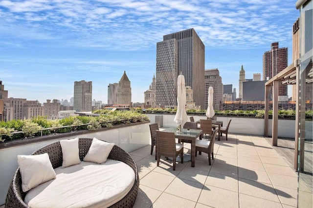 view of patio / terrace featuring outdoor lounge area